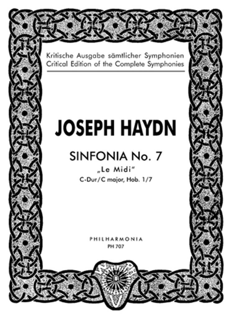Sinfonia N. 7 Do (Il Mezzogiorno) (Robbins Landon)